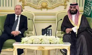 Putin, MBS voice concern over Middle East crisis, stress oil market stability