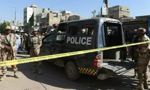 Four injured in blast near police van in Lakki Marwat