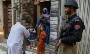 پولیو ٹیم کی سیکیورٹی پر مامور پولیس پارٹی پر فائرنگ، ایک اہلکار شہید 4 زخمی