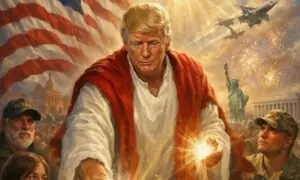 صدر ٹرمپ کی مسیحا جیسی اے آئی جنریٹڈ تصویر پر تنازع