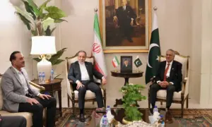 Araghchi holds talks with Field Marshal Asim Munir, Ishaq Dar