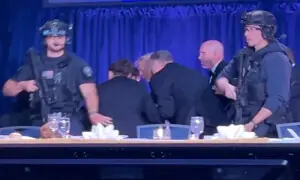 Trump safe after shooting at White House correspondents dinner, suspect in custody
