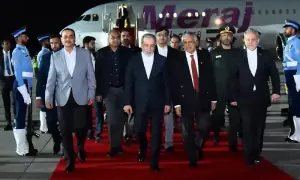 Araghchi arrives in Islamabad after Oman visit
