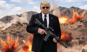 'ایران جلد ہوش کے ناخن لے'، ڈونلڈ ٹرمپ نے اپنی 'اے آئی جنریٹڈ' تصویر شیئر کر دی