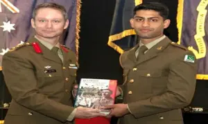 Pakistani cadet awarded top honour at Australia&rsquo;s Royal Military College