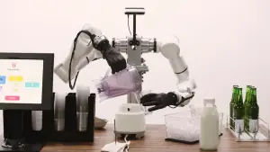 French startup unveils AI model for robots and human-like hand