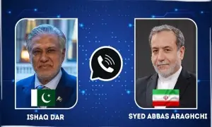 عباس عراقچی اور اسحاق ڈار کا رابطہ، خطے کی تازہ صورتِ حال پر گفتگو