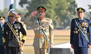 'آئندہ مہم جوئی کی کوشش پر جنگ کے اثرات وسیع اور خطرناک ہوں گے': فیلڈ مارشل کا معرکہ حق کی تقریب میں پیغام