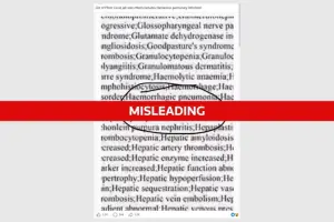 Hantavirus infection is not a confirmed side effect of Pfizer&rsquo;s COVID-19 vaccine