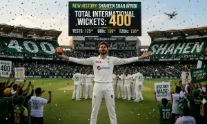 انٹرنیشنل کیریئر کی 400 وکٹیں، بڑا اعزاز شاہین شاہ آفریدی کے نام
