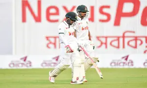 Bangladesh set Pakistan 268-run target in first test