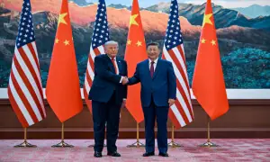 Trump calls Xi a &lsquo;Great Leader&rsquo; as Beijing summit begins
