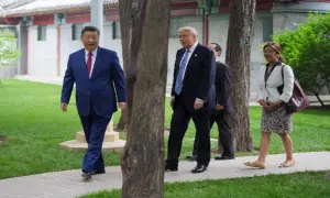 Trump leaves Beijing with few wins, many warm words for Xi