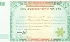 750 روپے کے پرائز بانڈ کا اعلان، مکمل فہرست یہاں دیکھیں