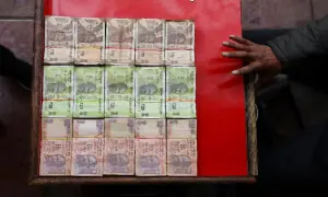 Indian rupee hits record low as global bond yield surge compounds oil pain