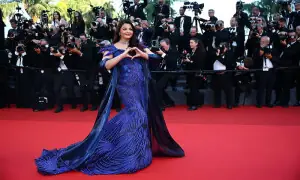 Aishwarya Rai Bachchan returns to Cannes in blue couture