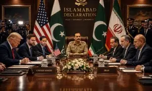 ایران امریکا امن معاہدہ 'اسلام آباد ڈیکلریشن' کہلائے گا: عرب میڈیا ایران امریکا امن معاہدہ 'اسلام آباد ڈیکلریشن' کہلائے گا: عرب میڈیا