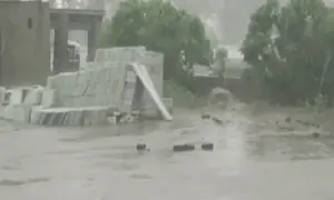 Storms in Khyber Pakhtunkhwa kill 2, injure 31 as PDMA issues alert