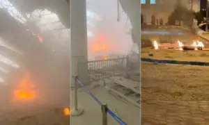 One killed, 63 injured as Iranian strike causes 'significant' damage to Kuwait airport