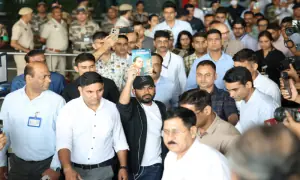 India's 'Cockroach' youth movement founder arrives in New Delhi to protest Modi