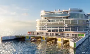 Nearly a mile long with 80,000 onboard: Inside the world&rsquo;s first floating city