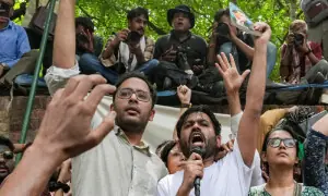 'Cockroaches don&rsquo;t fear, they never die': Dipke speaks at Delhi protest