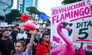 'Albania is not for sale', protesters say over Kushner-linked luxury resort