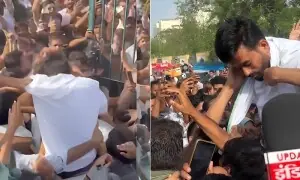 کاکروچ جنتا پارٹی کے بانی پر تھپڑوں کی بارش کاکروچ جنتا پارٹی کے بانی پر تھپڑوں کی بارش