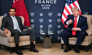 Trump says Iran deal bars nukes, eyes Syria role against Hezbollah