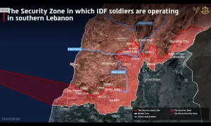 Israel issues new Lebanon occupation map, in talks with US over deployment