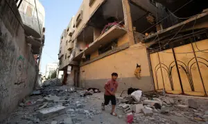 Israeli fire kills six people in Gaza, including a child, medics say