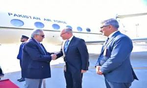 Ishaq Dar arrives in Cairo for key regional foreign ministers’ meeting Ishaq Dar arrives in Cairo for key regional foreign ministers’ meeting