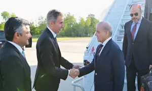 PM Shehbaz, Field Marshal Asim Munir arrive in Switzerland