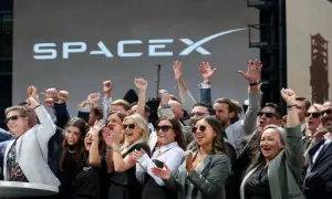 SpaceX set to join Nasdaq 100, paving way for wave of passive buying