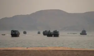 Tanker struck in Hormuz as Iran, US trade attacks in worst escalation since peace deal