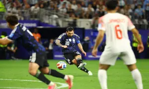 Messi sets World Cup record as Argentina beat Jordan 3-1