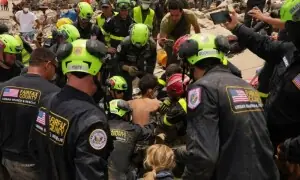 وینزویلا زلزلہ: چار روز بعد باپ اور بیٹے کو زندہ نکال لیا گیا، ہلاکتیں 1450 ہوگئیں