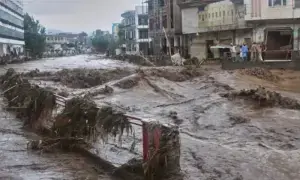Lightning, floods kill two children in KP