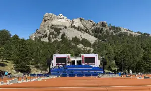 Trump heads for Mount Rushmore as US turns 250
