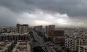کراچی میں بادلوں کا راج، شام میں ہلکی بوندا باندی کا امکان