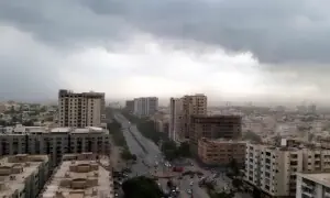 کراچی میں بادلوں کا راج، شام میں ہلکی بوندا باندی کا امکان