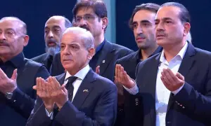 PM Shehbaz expresses solidarity with Iran at Supreme Leader Khamenei's funeral