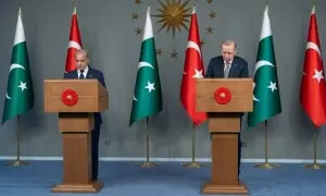'اسلام آباد ایم او یو کو نقصان پہنچانے کی اسرائیلی جارحیت پر نظر ہے&lsquo;: ترک صدر کی وزیراعظم کے ہمراہ نیوز کانفرنس
