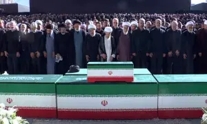Funeral prayers offered for Ayatollah Khamenei in Tehran