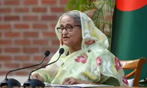 ’مجھے گرفتار یا قتل کیا جا سکتا ہے‘، شیخ حسینہ کا بنگلہ دیش واپسی کا اعلان ’مجھے گرفتار یا قتل کیا جا سکتا ہے‘، شیخ حسینہ کا بنگلہ دیش واپسی کا اعلان