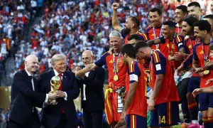 میسی کا خواب چکنا چور؛ اسپین فیفا ورلڈ کپ 2026 کا فاتح بن گیا میسی کا خواب چکنا چور؛ اسپین فیفا ورلڈ کپ 2026 کا فاتح بن گیا