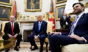 ٹرمپ کا نیویارک میں نیتن یاہو کی گرفتاری روکنے کے لیے ہر قدم اٹھانے کا عندیہ ٹرمپ کا نیویارک میں نیتن یاہو کی گرفتاری روکنے کے لیے ہر قدم اٹھانے کا عندیہ