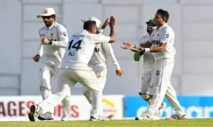 Shan's century, pacers keep Pakistan in hunt against West Indies
