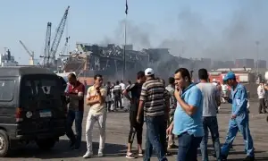 مصر میں امریکی گیس اسٹورج پلانٹ پر ڈرون حملہ، 2 گیس ٹینکروں میں آگ لگ گئی