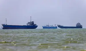 Two gas ships on fire in Egyptian port: ministry